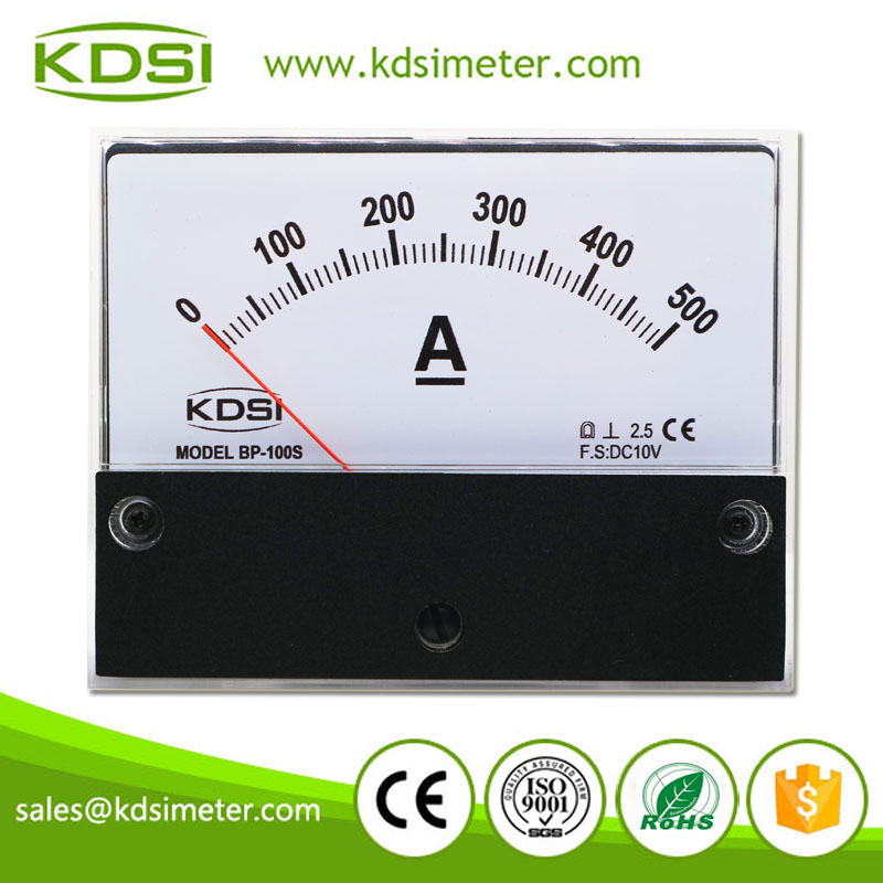 Portable Precise BP-100S DC10V 500A Analog DC Voltage Amp Panel Meter