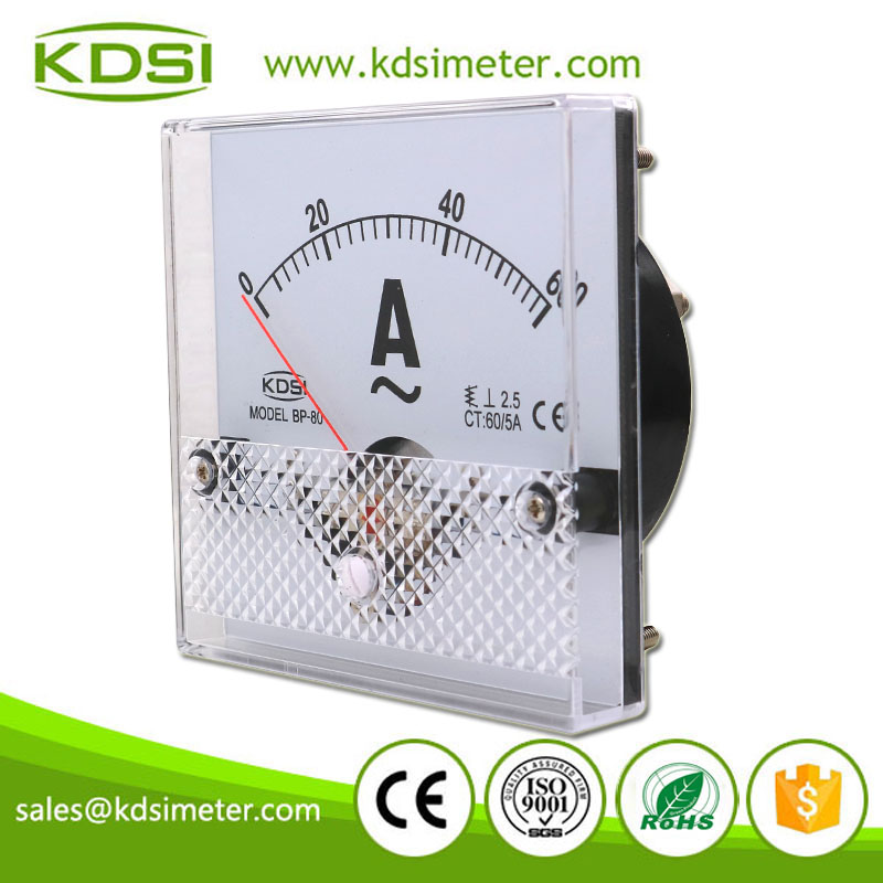 Easy Operation BP-80 AC60/5A Analog Panel AC Ampere Meter