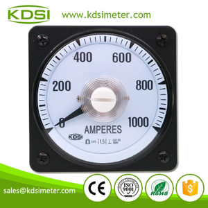 Industrial Universal LS-80 DC60mV 1000A Wide Angle Analog Panel Mini DC Amp Meter For Marine