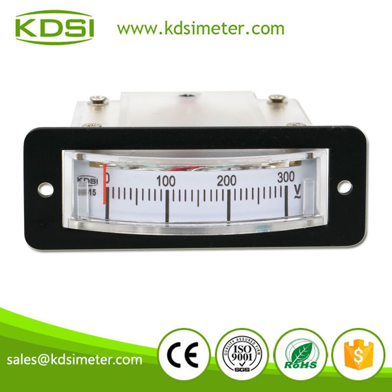 Portable Precise BP-15 AC300V Rectifier Analog Thin Edgewise Panel AC Voltmeter