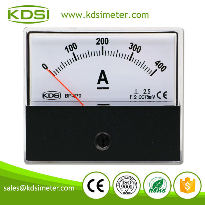 20 Years Manufacturing Experience BP-670 DC75mV 400A DC Panel Analog Volt Ampere Indicator