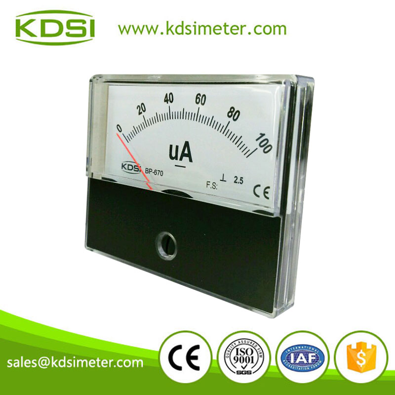 BP-670 DC100uA panel microammeter-2
