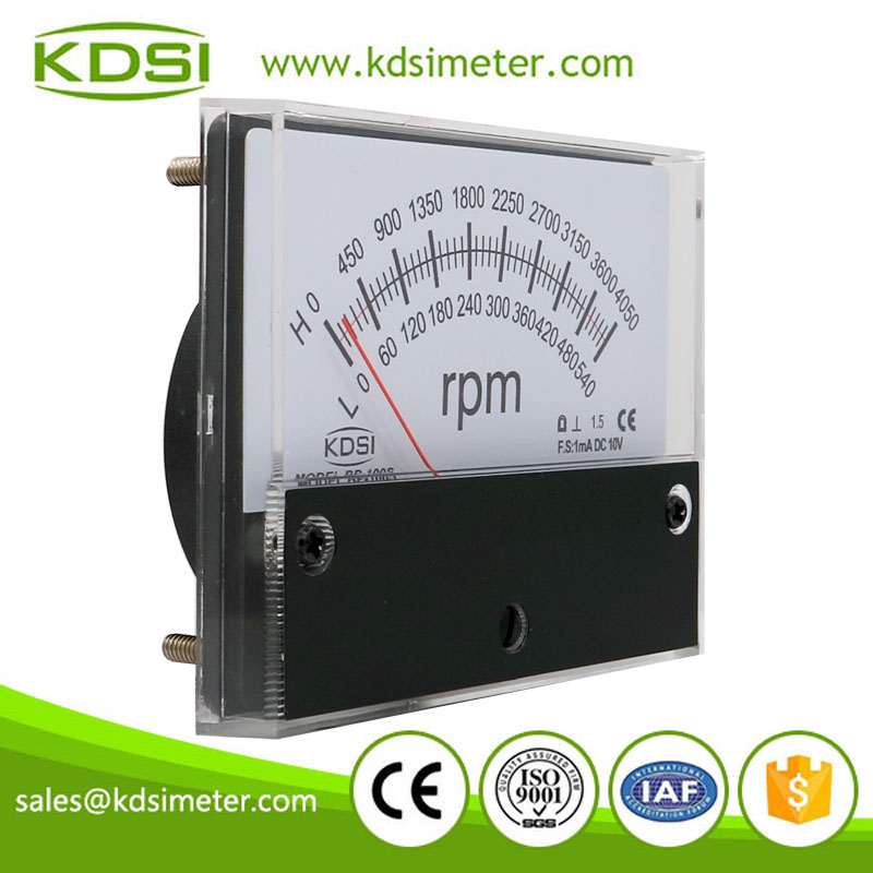 Safe to operate BP-100S DC10V 4050rpm analog dc voltage rpm panel meter
