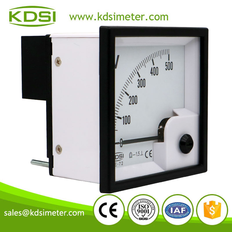 Square type BE-72 72*72 DC500V electronic voltmeter