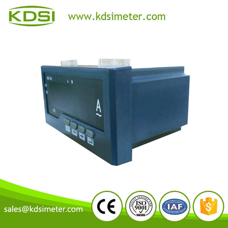 High quality professional BE-96X48AA AC2000/5A single phase ac digital display ammeter