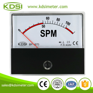 Classical BP-670 AC25V 120SPM analog ac voltage panel strokes per minute meter