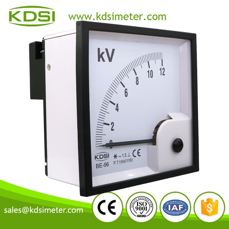 Portable Precise BE-96 AC12kV 11kV/110V Rectifier Analog AC Kilo Volt Panel Meter 
