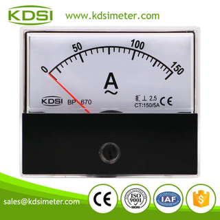 China Supplier BP-670 AC150/5A analog ac panel ammeters
