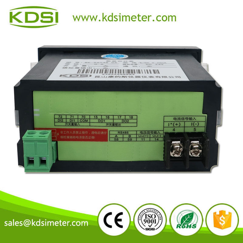 High Quality Professional BE-96x48DA DC20mA 100% Digital Amp Panel Load Meters