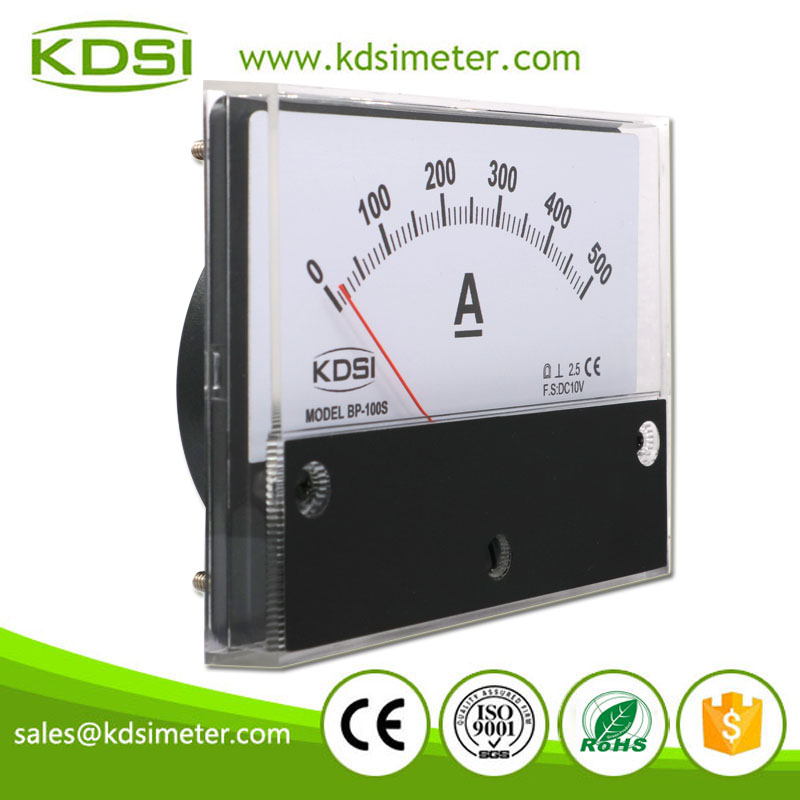 Portable Precise BP-100S DC10V 500A Analog DC Voltage Amp Panel Meter