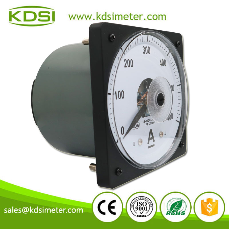 High Quality LS-110 DC75mV 600A Wide Angle DC Analog Panel Volt Ampere meter