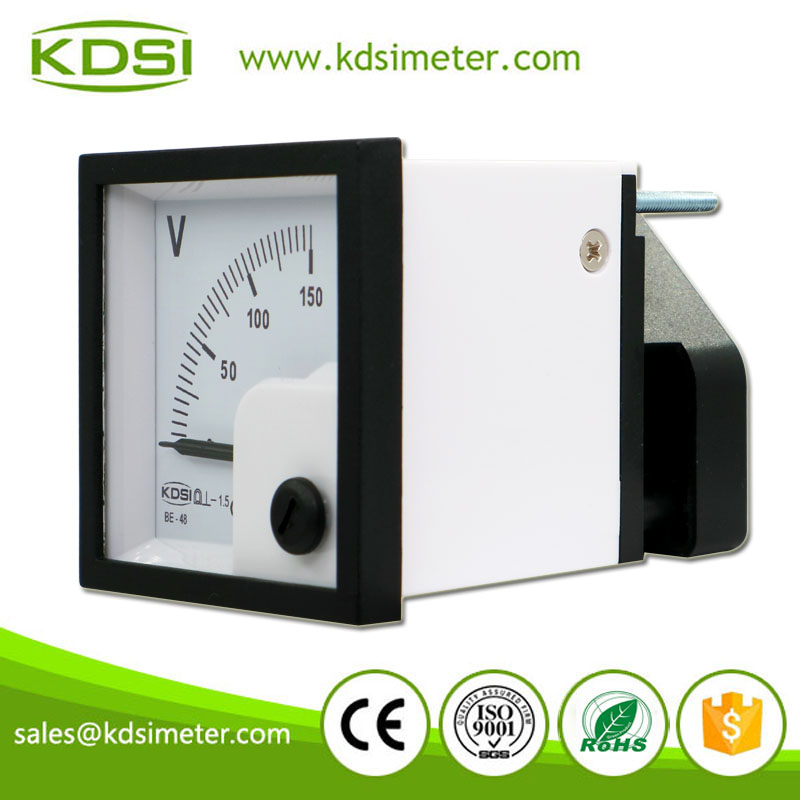 KDSI Electronic Apparatus BE-48 DC150V DC Panel Analog Voltage Meter