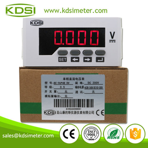 CE Certificate BE-96x48DV DC200V DC Panel Mini Digital Voltmeter