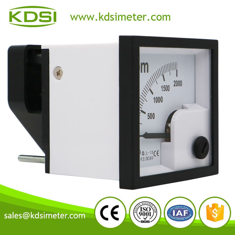 Factory Direct Sales BE-48 DC24V 2000rpm Analog DC Panel Mini RPM Meter