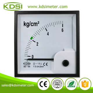 High Quality BE-96 DC4-20mA 6kg/cm2 DC Analog Amp Pressure Panel Meter