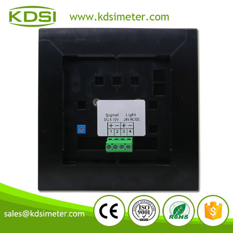 144x144mm Wide Angle BE-144W DC+-10V +-150 RPM Analog Panel Meter for Marine