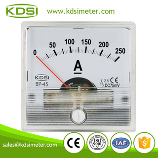 Small & high sensitivity BP-45 DC75mV 250A analog panel dc high precision ammeter