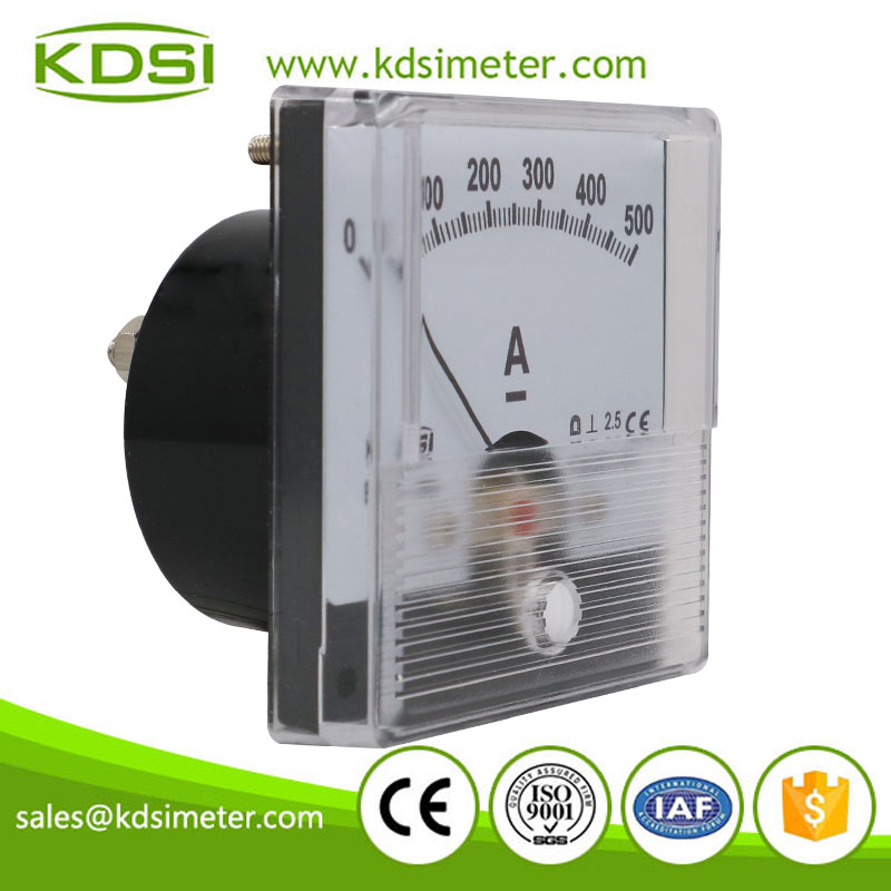 High quality professional BP-60N DC1-6V 500A analog panel dc volt ampere meter