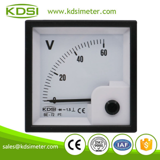 Original manufacturer high Quality BE-72 AC60V rectifier analog ac panel mount voltmeter