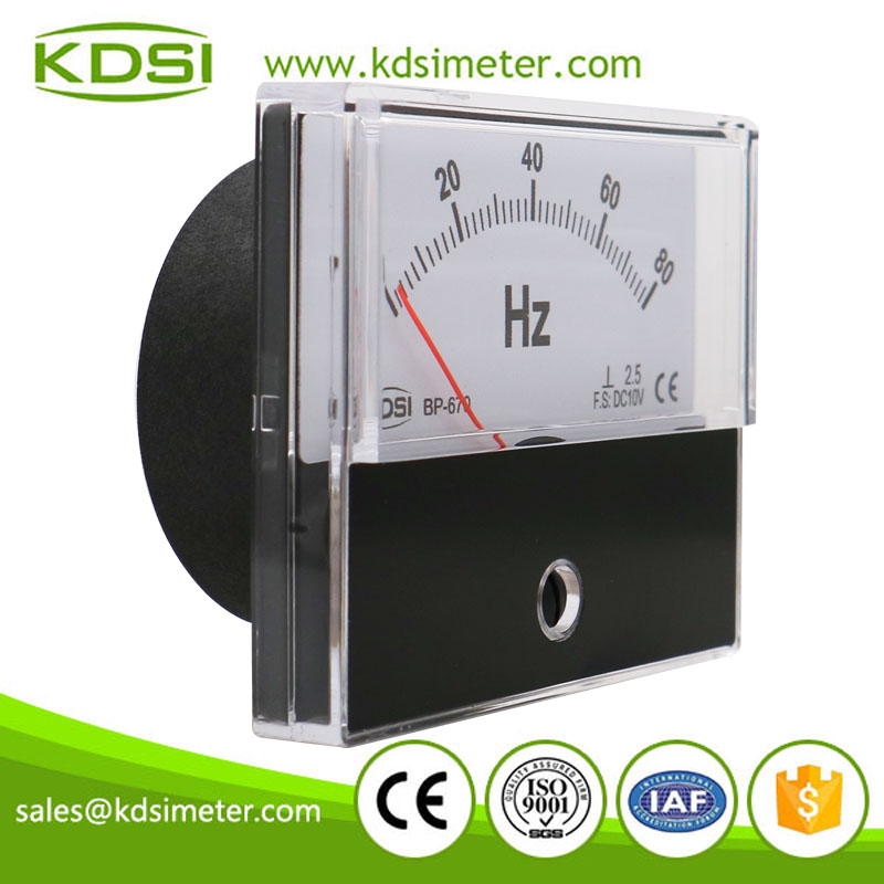 High quality BP-670 DC10V 80Hz analog dc voltage panel meter
