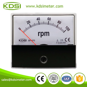 Easy Operation BP-670 DC10V 100RPM Analog DC Voltage Rpm Panel Meter