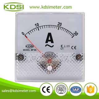 China Supplier BP-80 AC30A ac analog panel ammeter with output