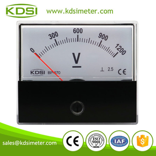 20 years Professional Manufacturer BP-670 DC1200V direct analog dc panel voltmeter