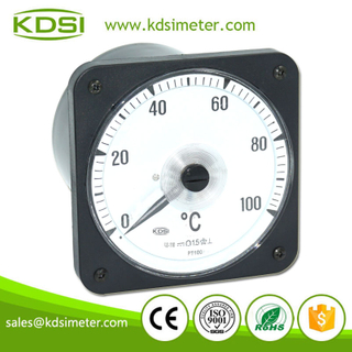 High Quality LS-110 100C PT100 Round Square Type Analog Panel Thermocouple Temperature Meter
