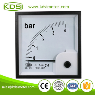 Factory Direct Sales BE-96 DC4-20mA 4bar DC Analog Amp Pressure Panel Meter