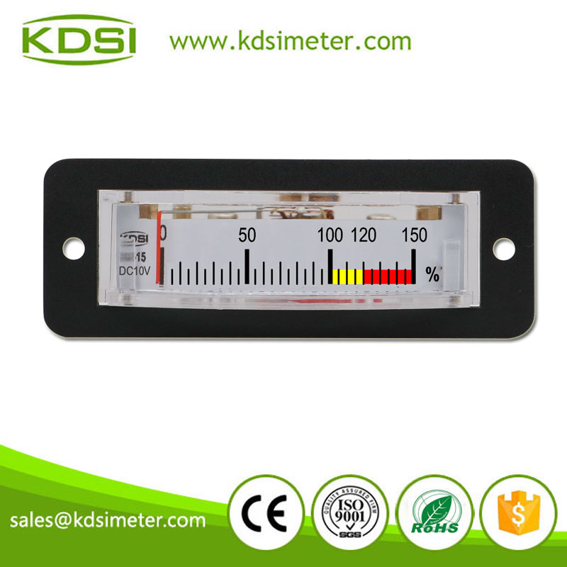 KDSI Electronic Apparatus BP-15 DC10V 150% Analog Thin Edgewise Panel DC Voltage Load Meter
