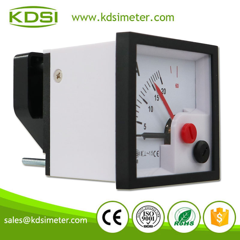 CE Certificate BE-48 AC20A 3Times Overload Double Pointer AC Current Analog Panel Meter