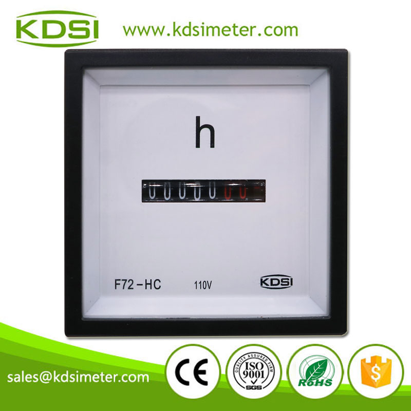High Quality F72-HC 110V Mechanical Hour Meter Hour Counter Timer