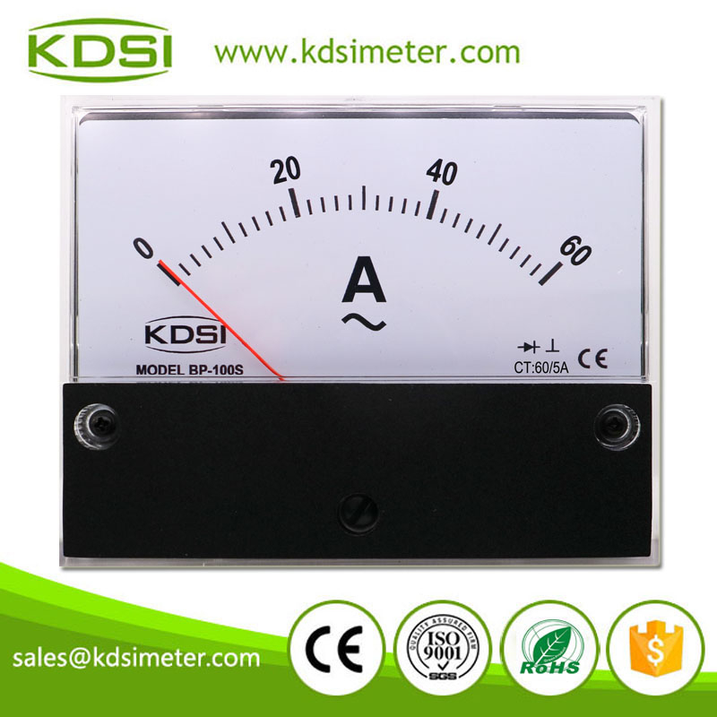 High Quality Professional BP-100S AC60/5A AC Analog Panel mount ammeter