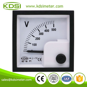 Mini square type BE-48 AC500V rectifier analog ac panel voltage indicator