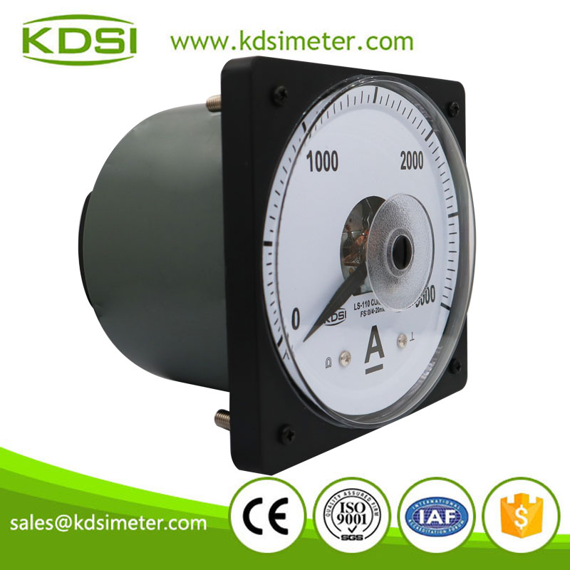 Easy installation LS110 DC420mA 3000A wide angle analog dc panel