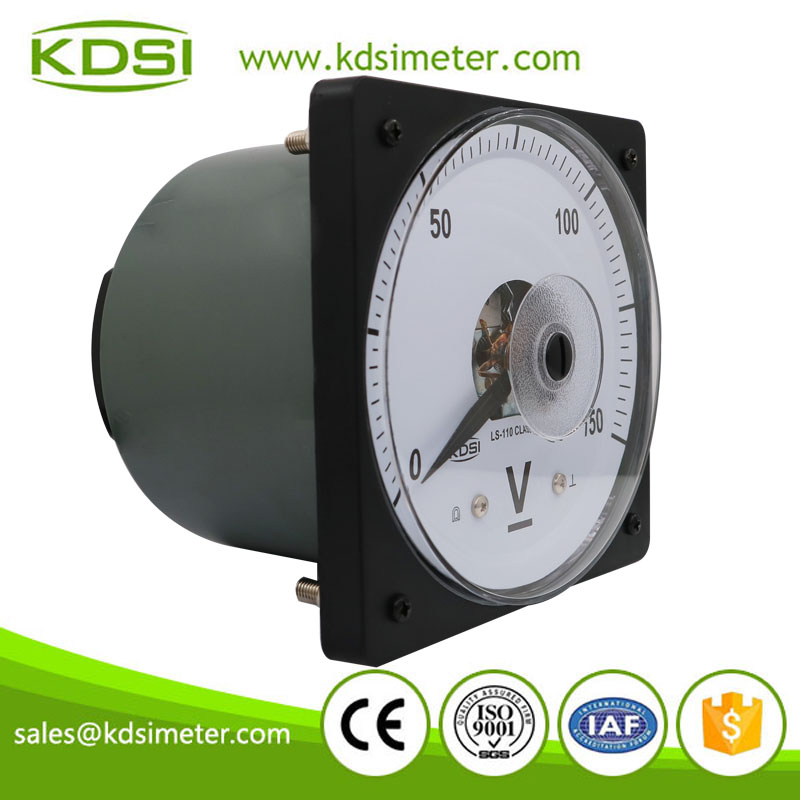 Factory direct sales LS-110 DC150V wide angle analog dc panel volt meter