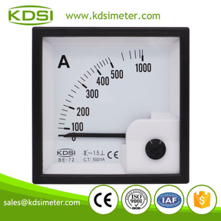 Hot sales BE-72 AC AC500/1A analog ac panel ammeter with output