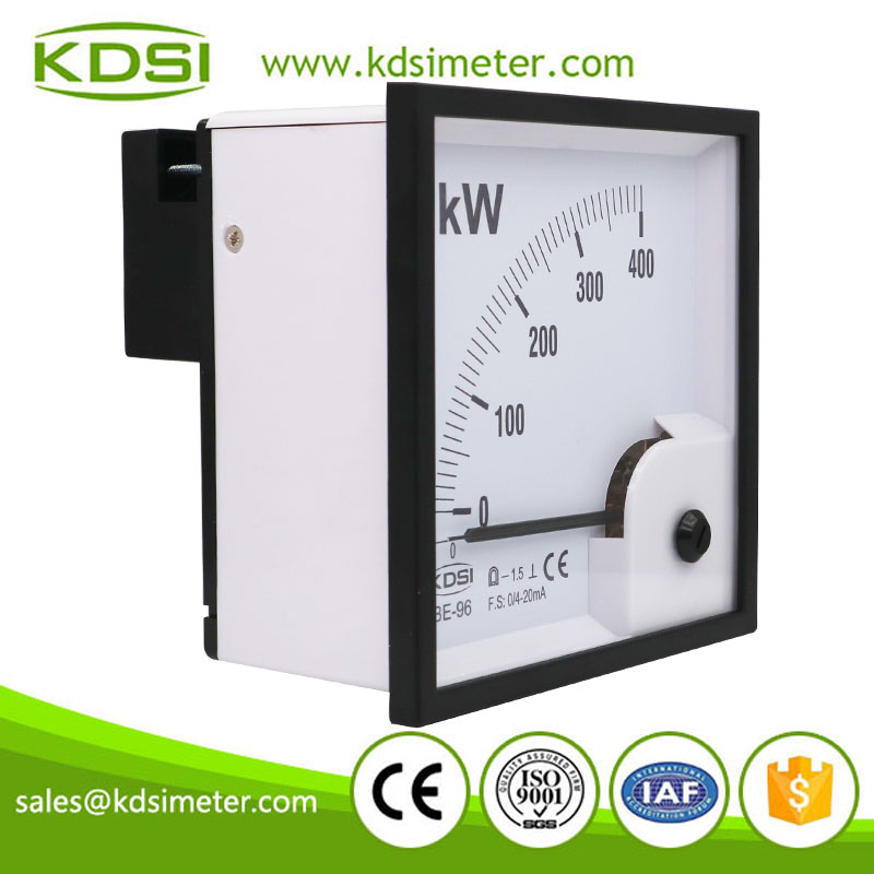 Hot sales BE-96 DC4-20mA 400kW dc analog ampere kW panel meter