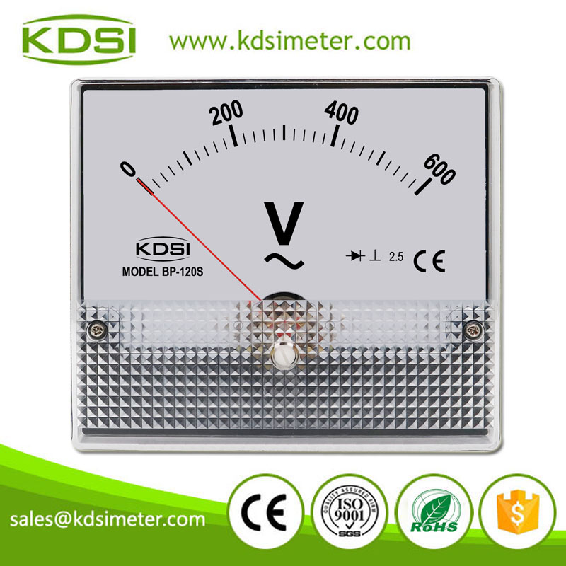 Industrial Universal BP-120S AC600V Rectifier Analog AC Panel Mount Voltmeter