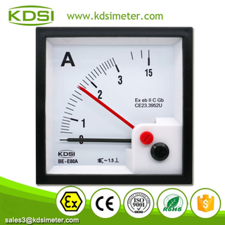 Easy Operation BE-E80A AC3A 5times Double Pointer Analog AC Panel High Precision Explosion-proof Ammeter