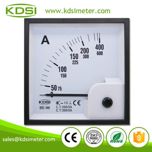 China Supplier BE-96 AC200/300/5A Dual Scale AC Analog Amp Current Panel Meter