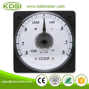 Easy Installation LS-110 3P3W COS 5A 120V Wide Angle Analog Power Factor Meter