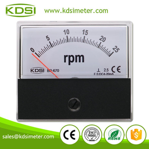 Easy Operation BP-670 DC4-20mA 25rpm DC Analog Amp RPM Panel Meter