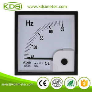 KDSI Electronic Apparatus BE-96 45-65Hz 380V Panel Analog Voltage Frequency Meter