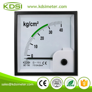 Factory Direct Sales BE-96 DC4-20mA 40kg/cm2 DC Analog Amp Pressure Panel Meter