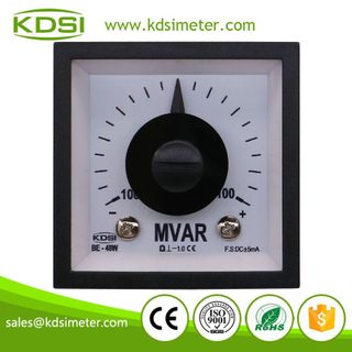 Hot Sales BE-48W DC+-5mA +-100MVar Wide Angle Analog DC Amp MVar Panel Meter