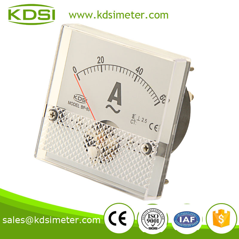 BP-80 80*80 AC60A high quality AC Ammeter 