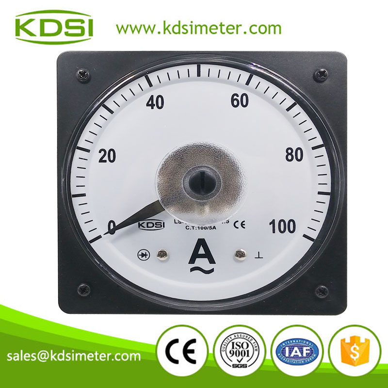 LS-110 AC100-5A analog ampere meter