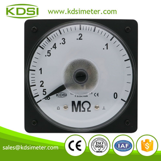Hot sales Marine meter wide angle LS-110 DC1mA Mohm analog panel insulation meter