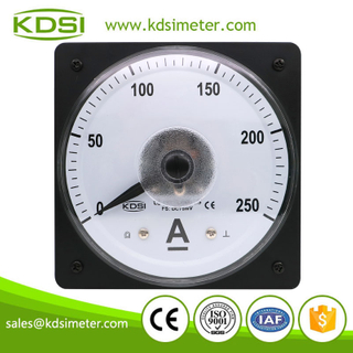 China Supplier LS-110 DC75mV 250A wide angle dc analog panel shunt ammeter